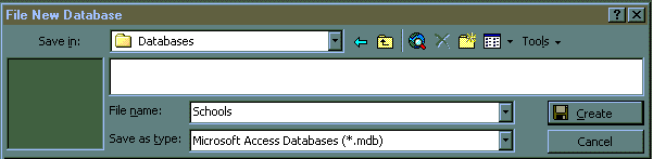Access File Menu