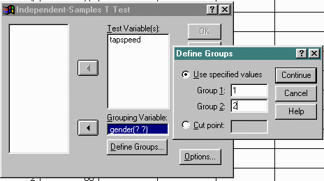 SPSS Nested T Test