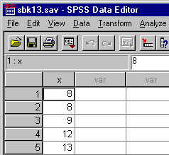 SPSS Data Editor